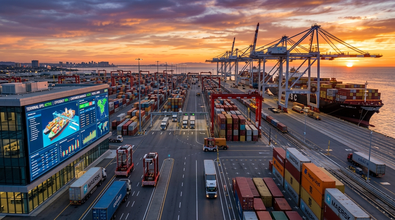 Smart Container Terminal Logistics