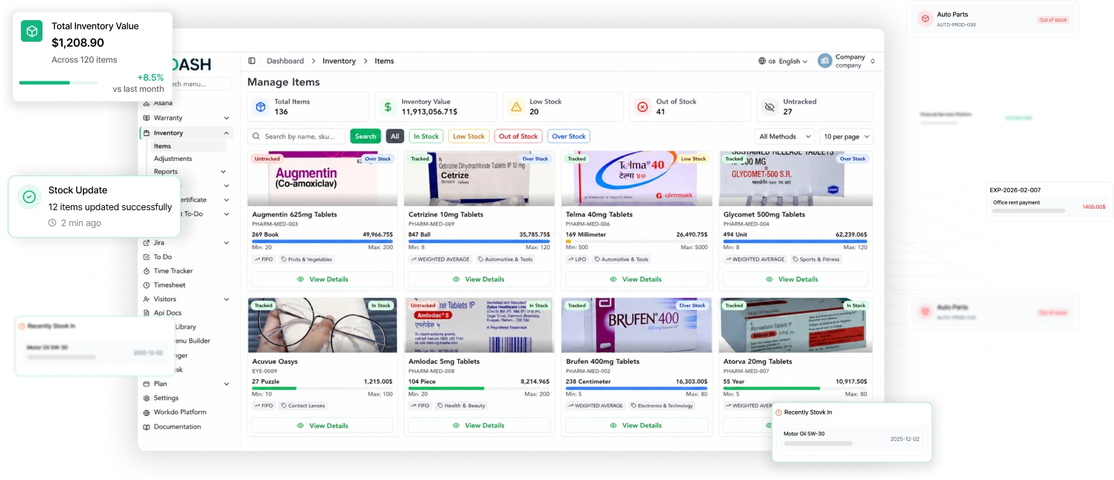 Multi-Store Inventory & Transit Transfer Interface