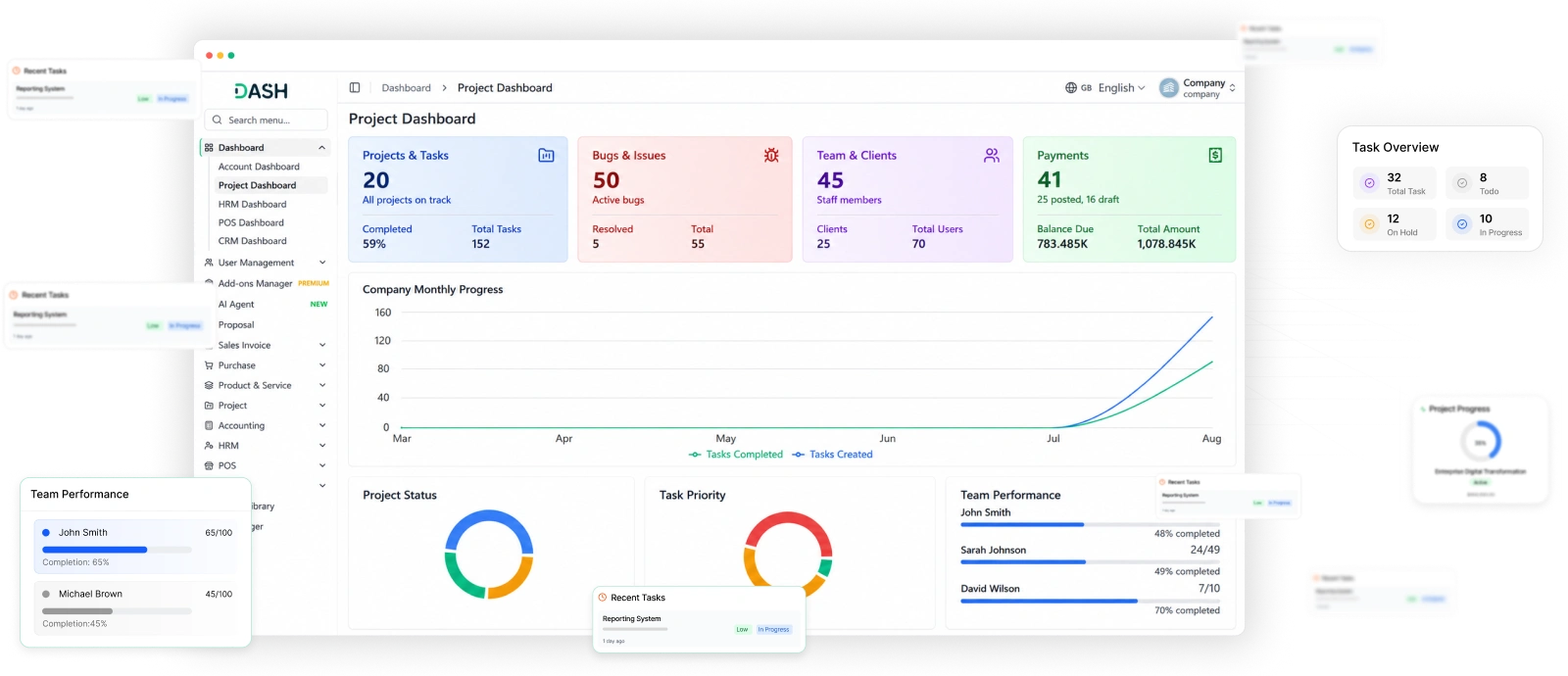 CPM Gantt Scheduling & Critical Path Interface